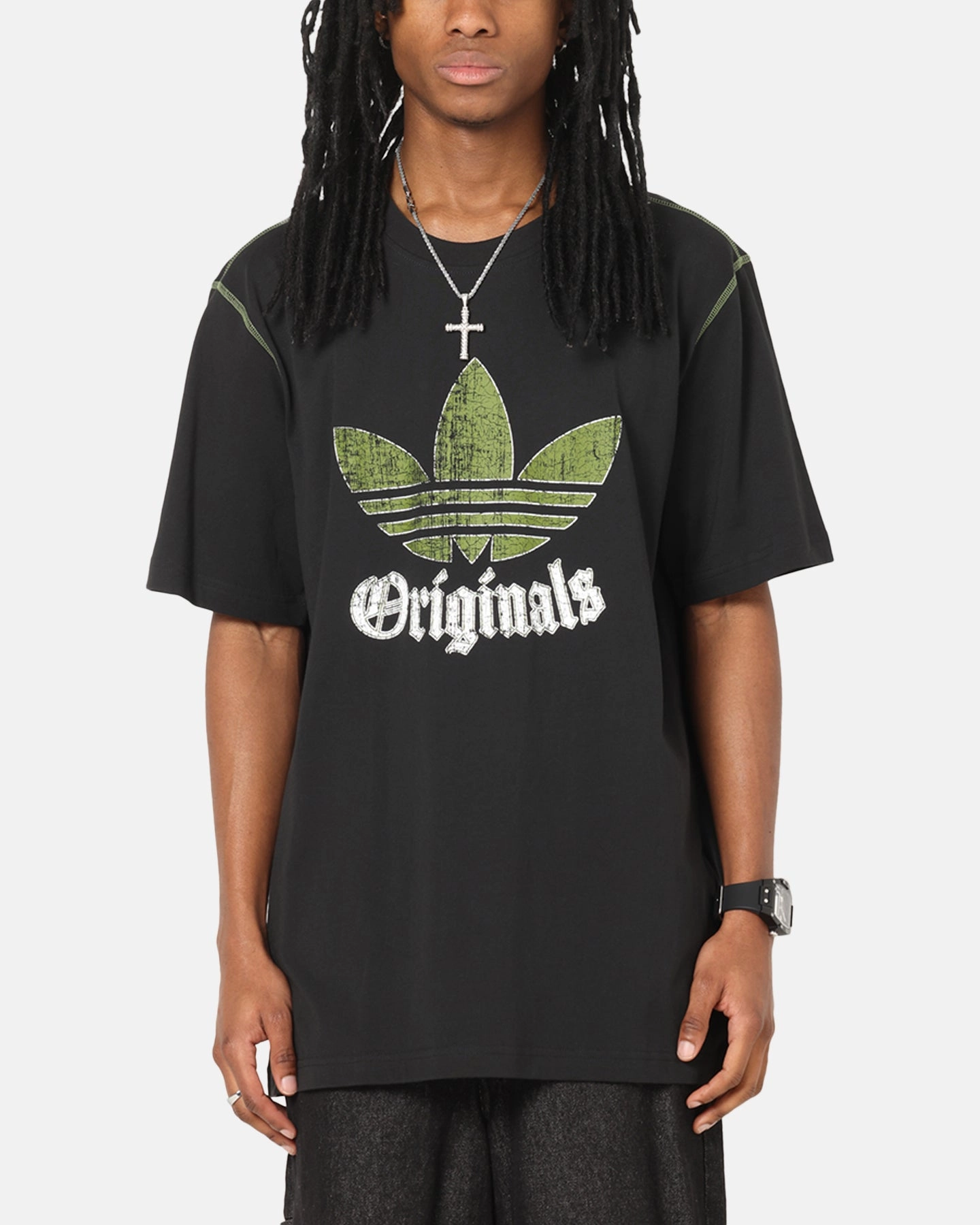 Ergonomic Cut Fashion Fit Adidas Graphic T-Shirt Black