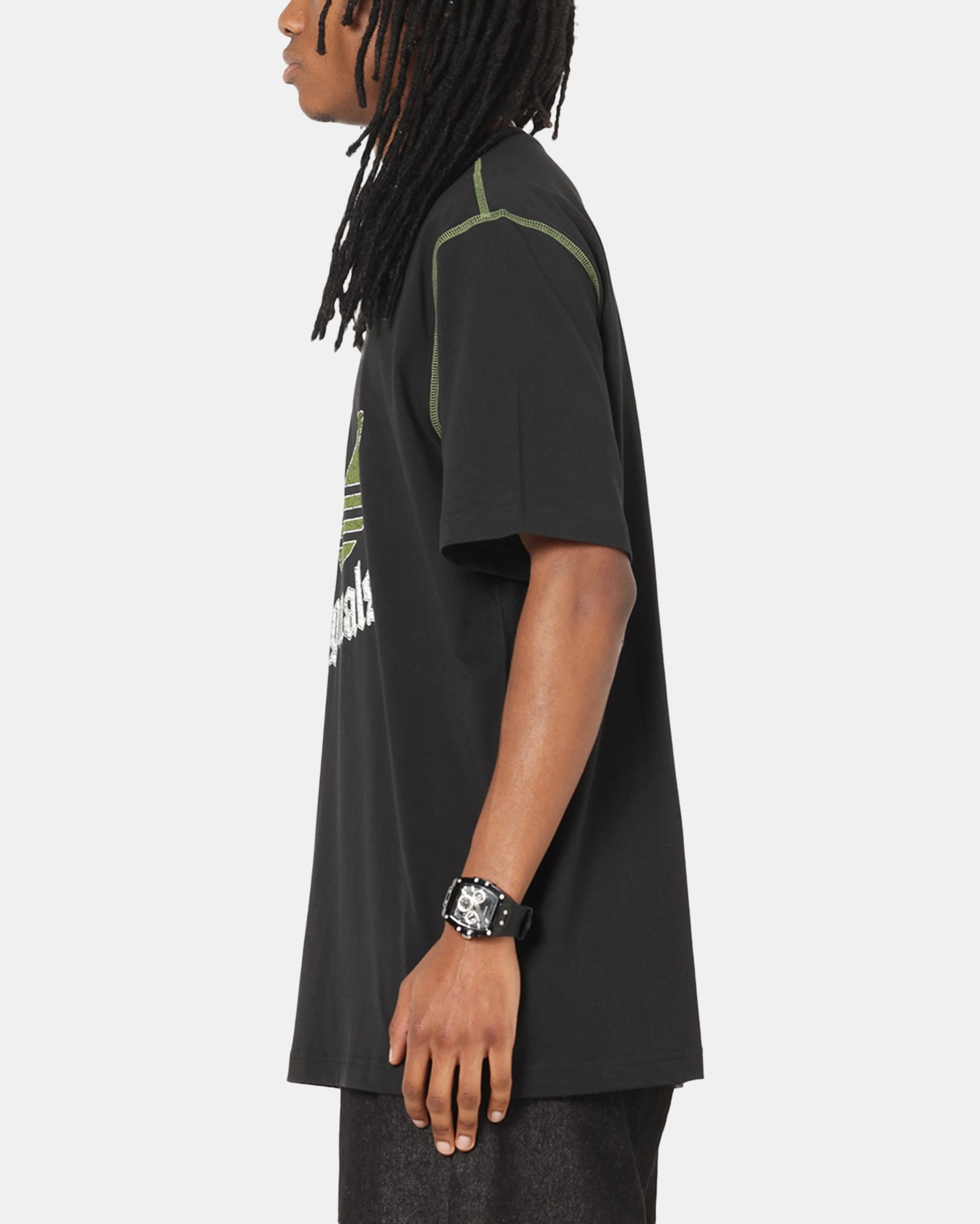 Everyday Casual Adidas Graphic T-Shirt Black