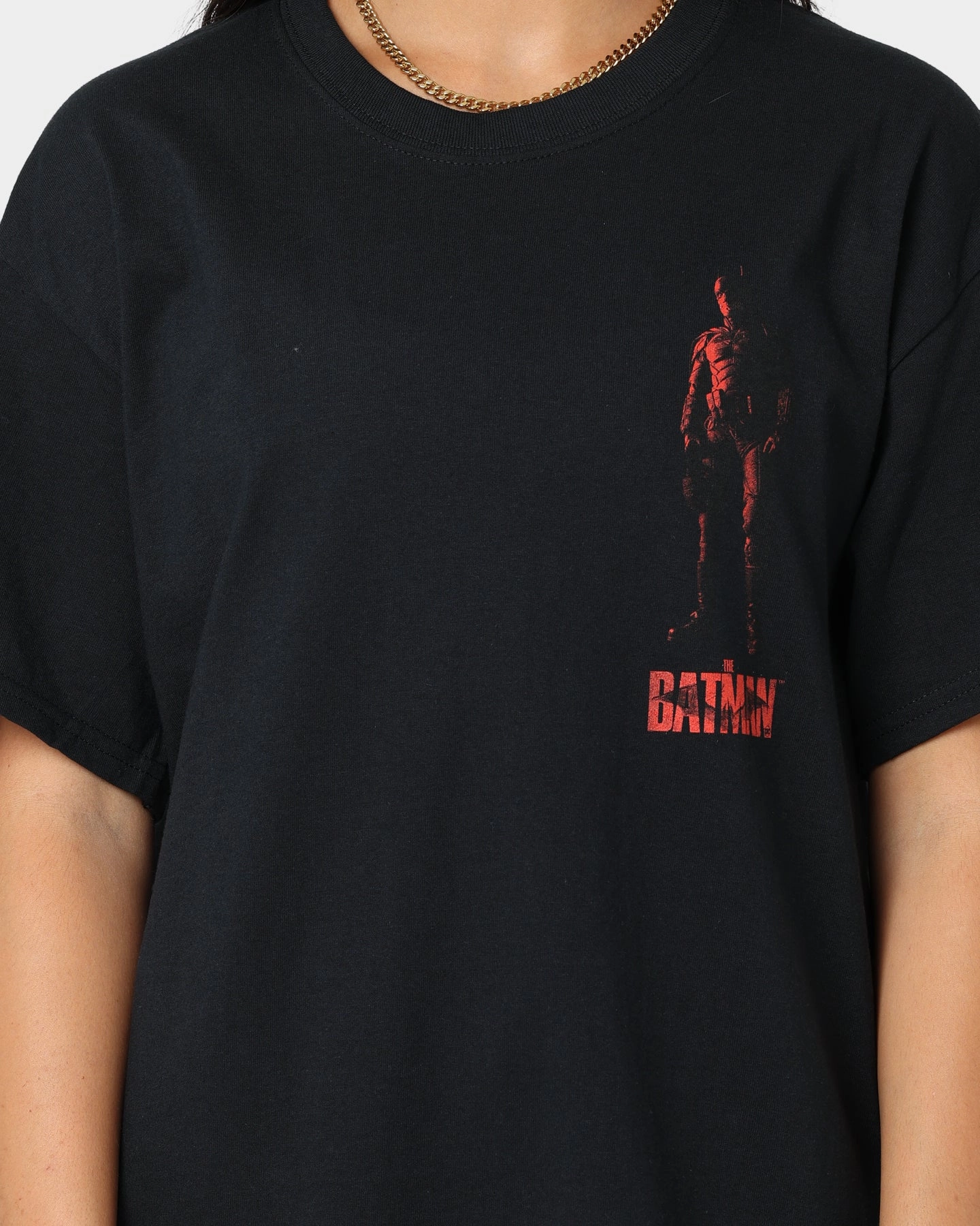 The Batman The Batman Vintage T-Shirt Black Wash Easy and Relaxed