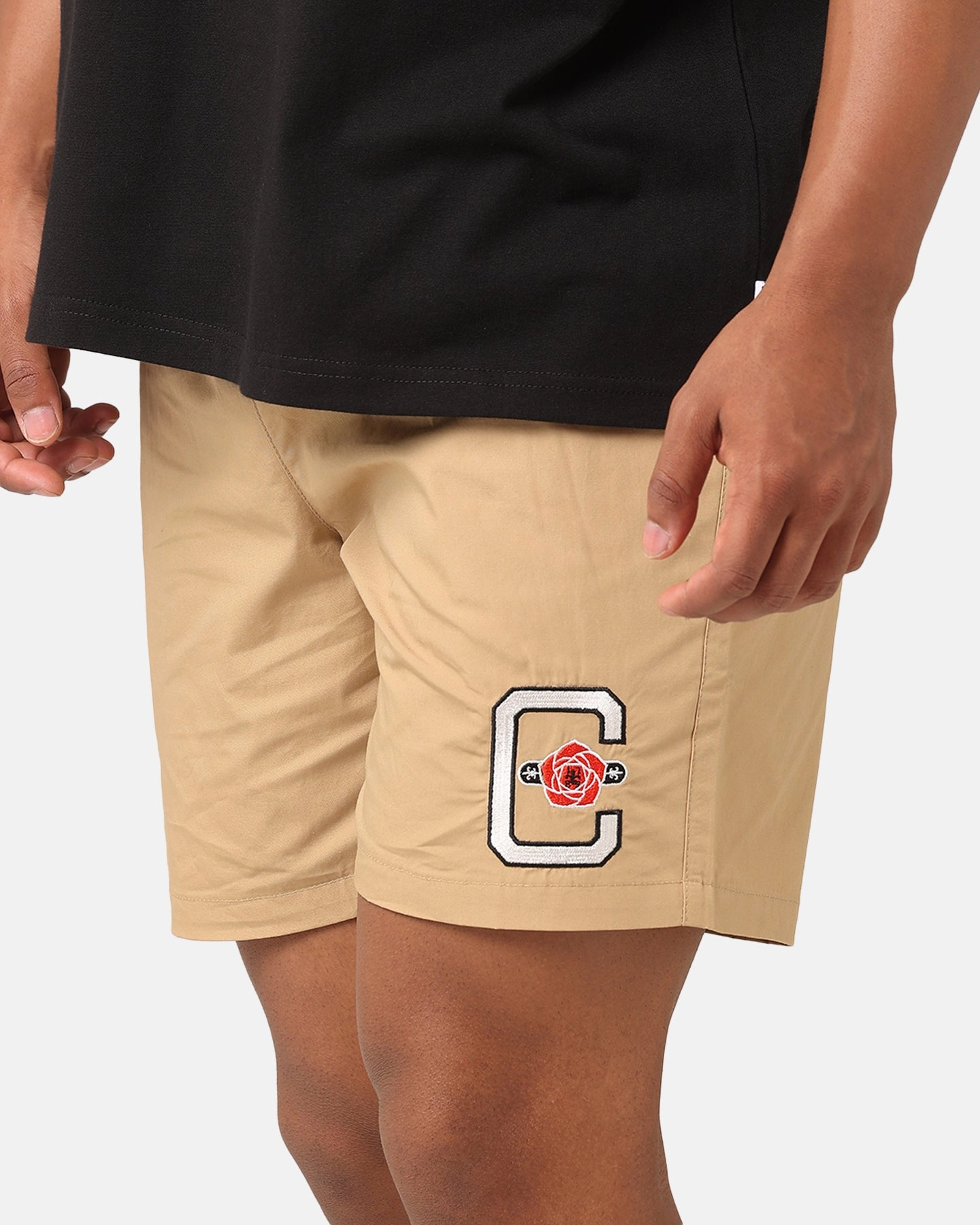 Carre Rose Beach Shorts Stone Easy Match