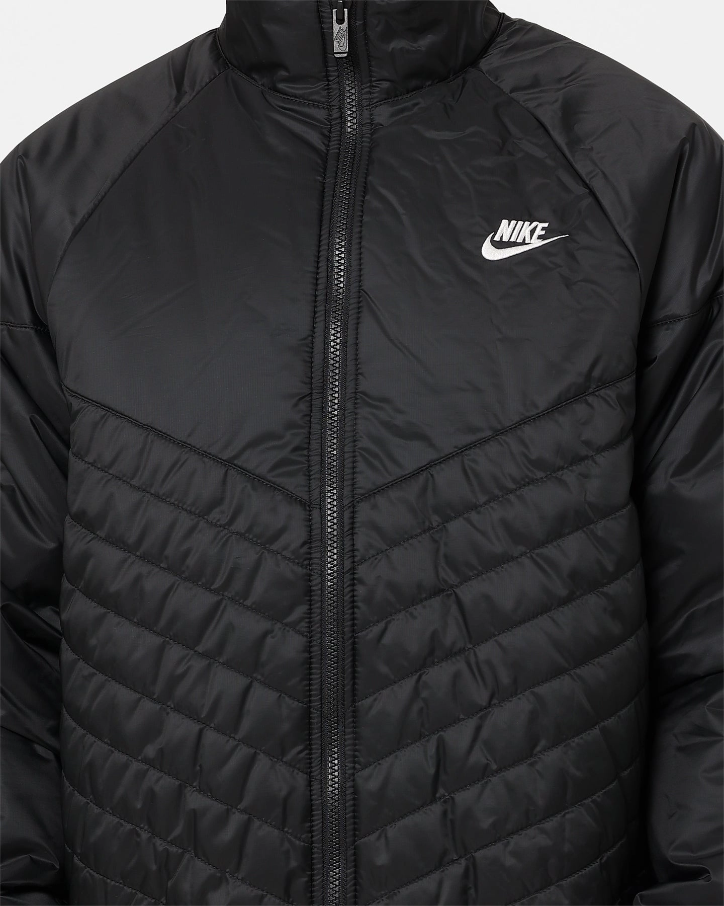 Wind Lock Sport Inspired Nike Sportswear Windrunner Therma-FIT Midweight Puffer Jacket Black/Black/Sail