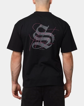 Saint Morta Eternal Shadow Drop T-Shirt Black Scoop neck