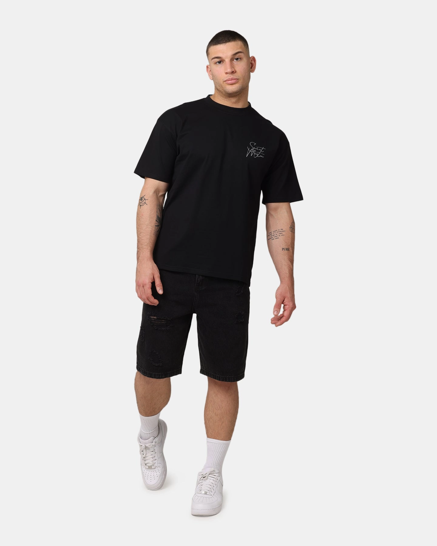 Saint Morta Eternal Shadow Drop T-Shirt Black Bright Color