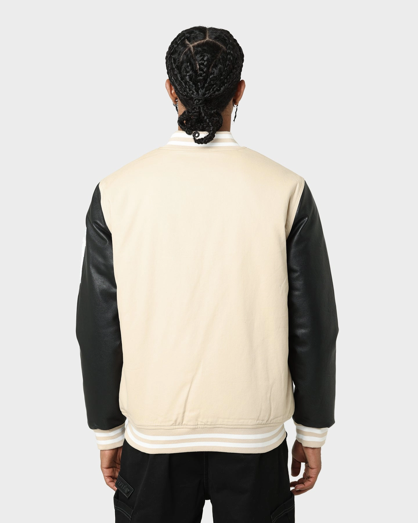 All Season Fit Carr?? MVP Varsity Jacket Stone/Black