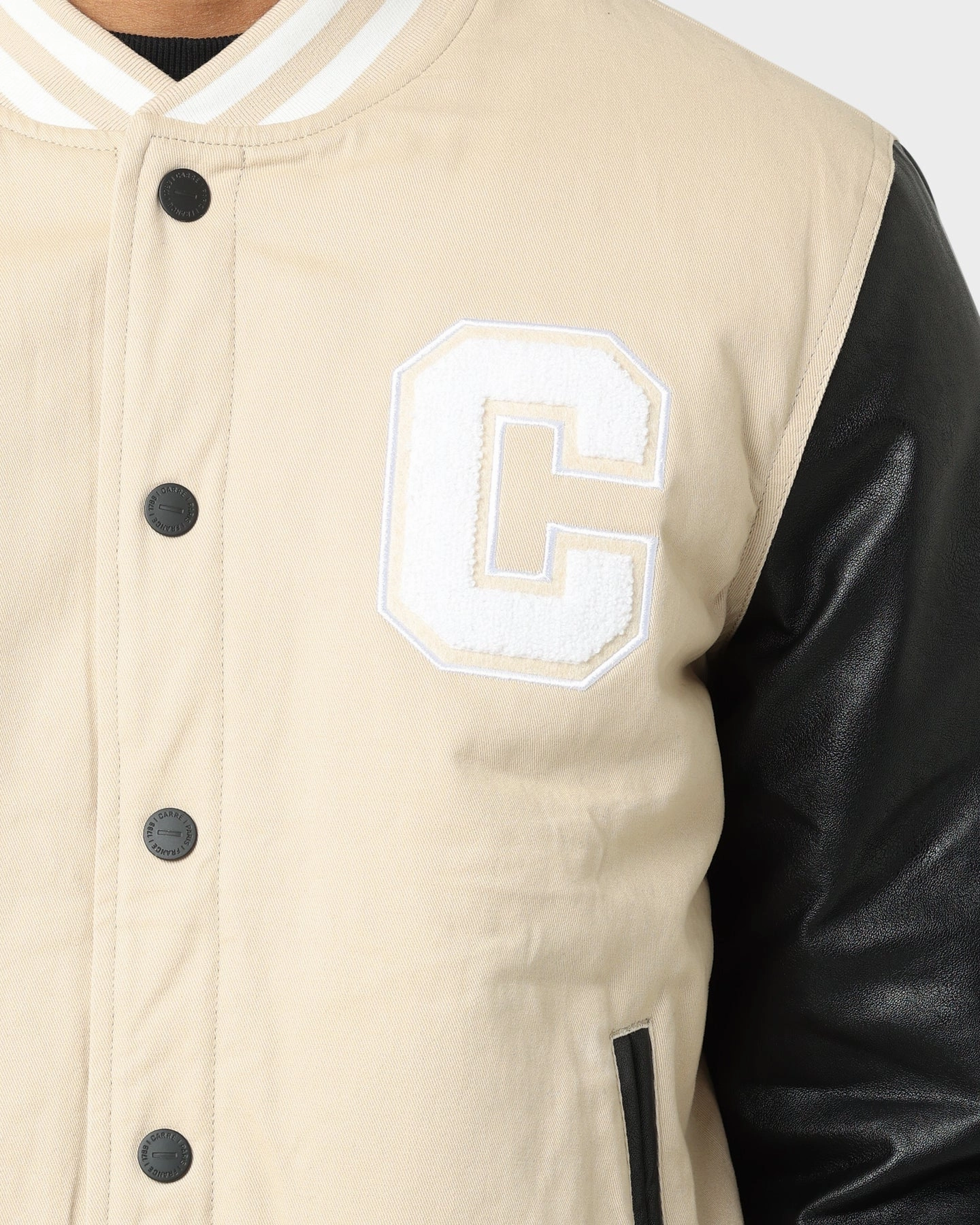 special - occasion wear Carr?? MVP Varsity Jacket Stone/Black