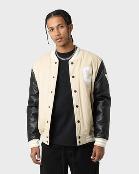 Carr?? MVP Varsity Jacket Stone/Black Box nylon