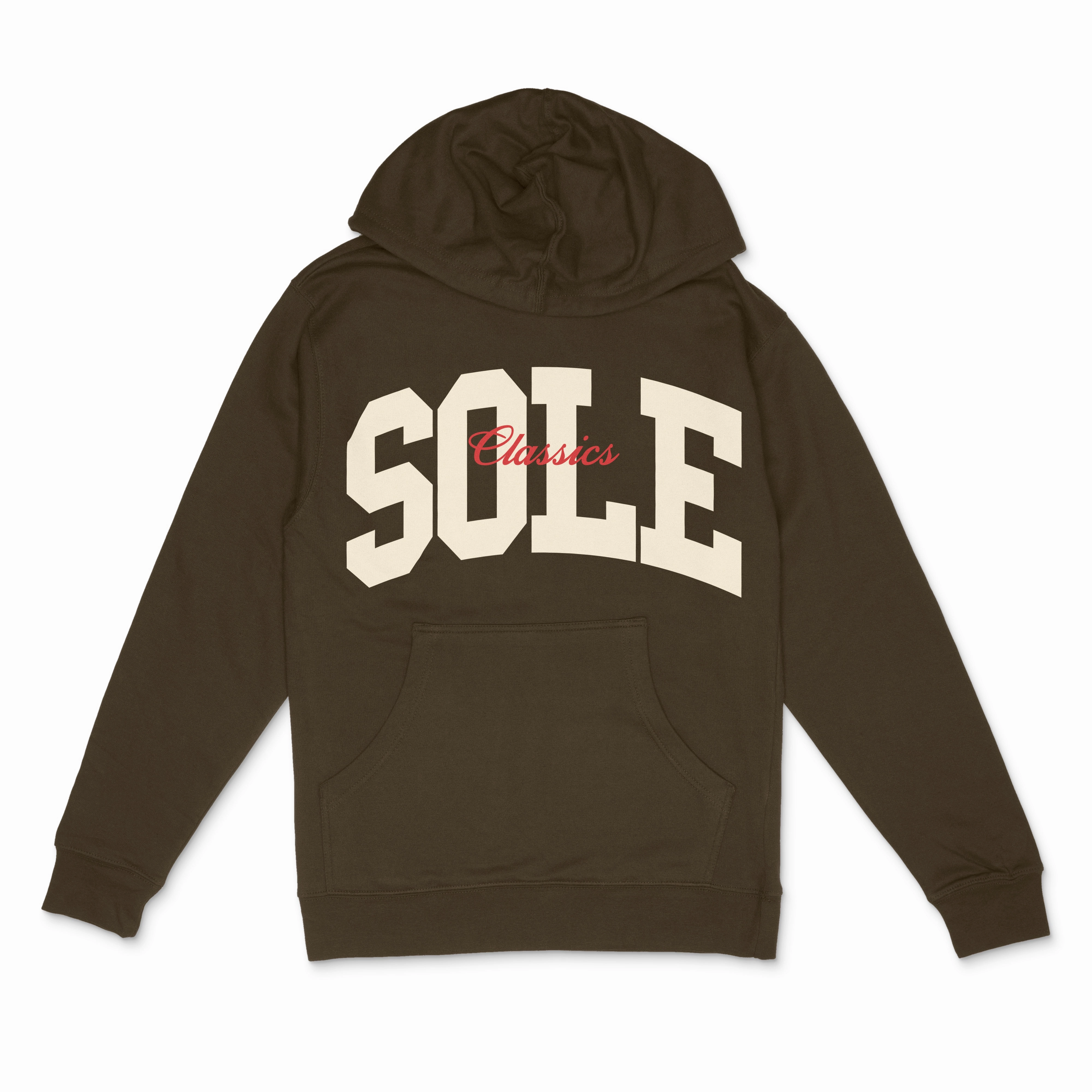 psychological warfare Performance Fit Sole Classics Overprint Logo Hoodie 'Brown'