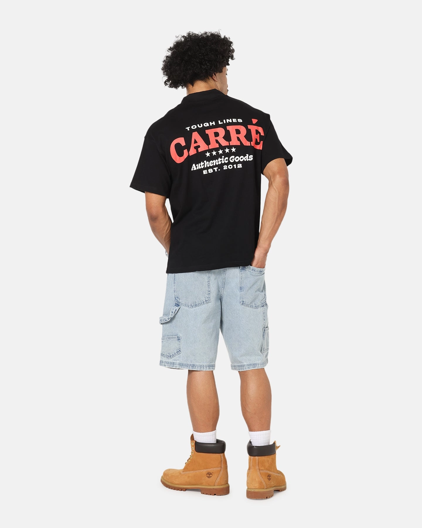 Carre Authentic Heavy T-Shirt Black Relaxed Comfort Wear Moisture Control Fabric