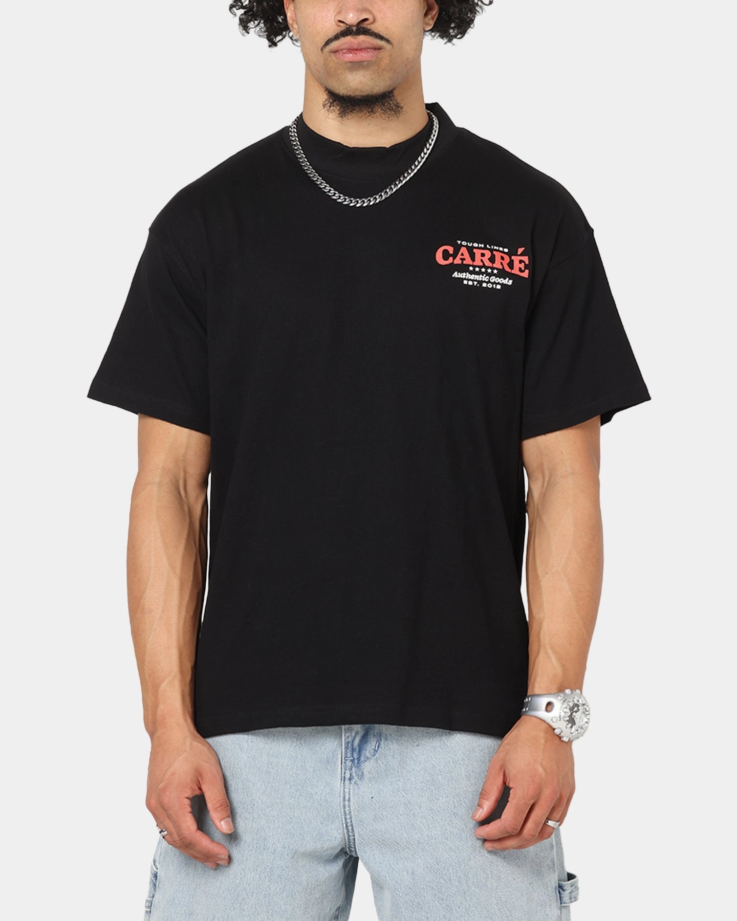 Office Casual Carre Authentic Heavy T-Shirt Black