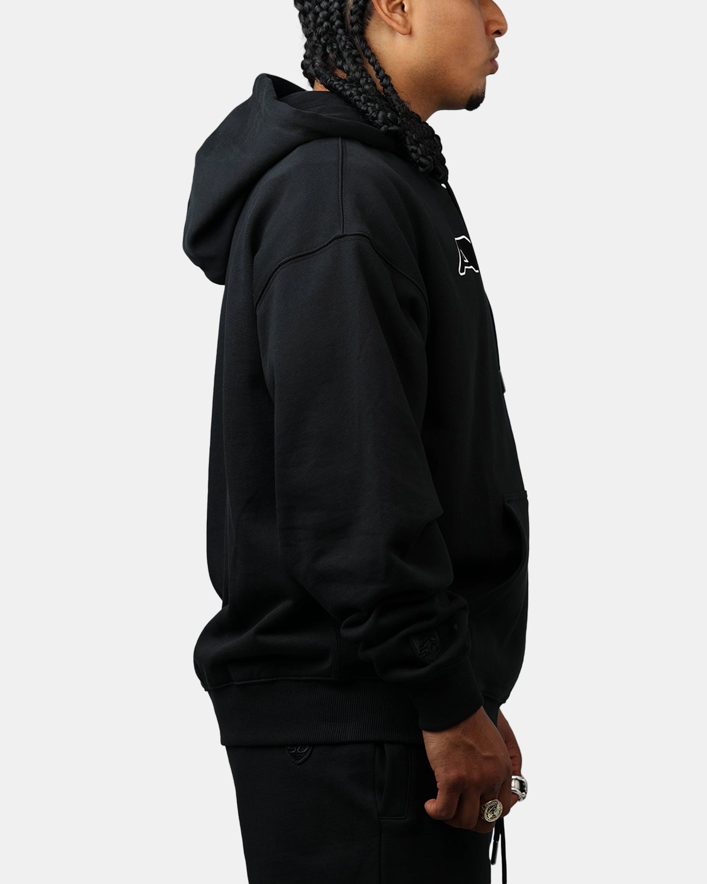 Avirex Gold Hoodie Black/Gold Light Padding