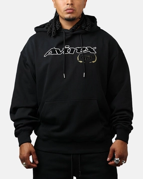 Avirex Gold Hoodie Black/Gold Gloves
