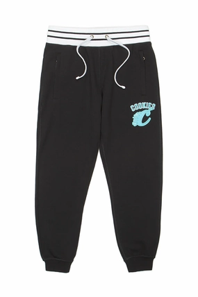 Comfort Design Low Profile Waistband Cookies Breakaway Fleece Sweatpants