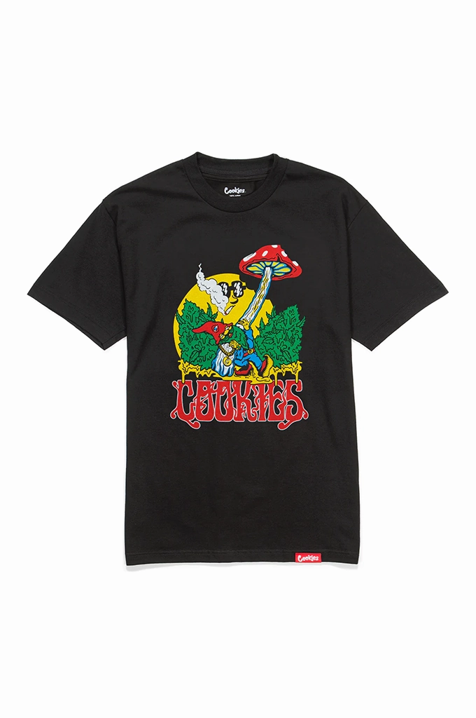 Cookies Stronger Gnome SS Tee AllWeatherComfort Floral Print