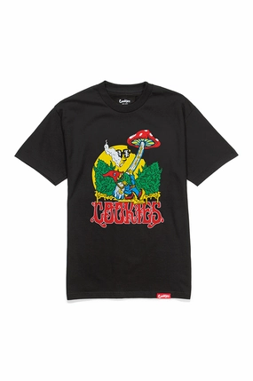 Cookies Stronger Gnome SS Tee Ribbed Neckline Lightweight Comfort