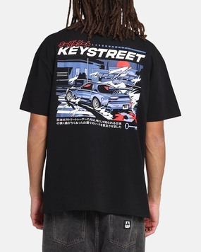 Essential Casual Key Street Send It T-Shirt Black