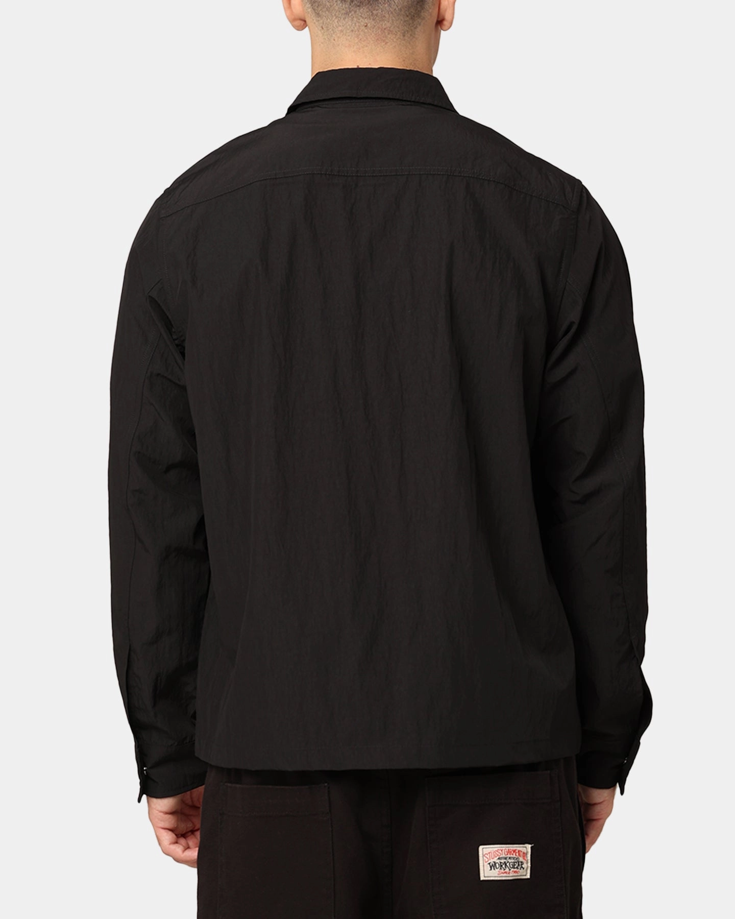 Fred Perry Zip Overshirt Jacket Black Worth