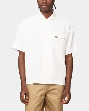 Carr?? Exceptional Pocket Oversized Shirt Off White Chic Design High-Quality Craftsmanship
