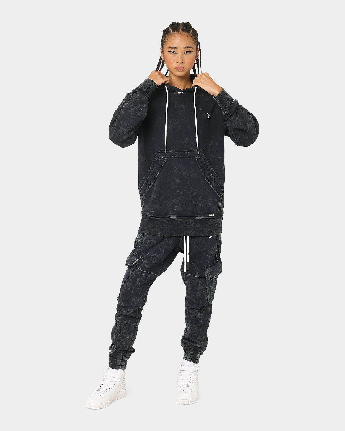Ergonomic Shoulder Design spring season The Anti Order Anti Essential Hoodie Navy Crystal