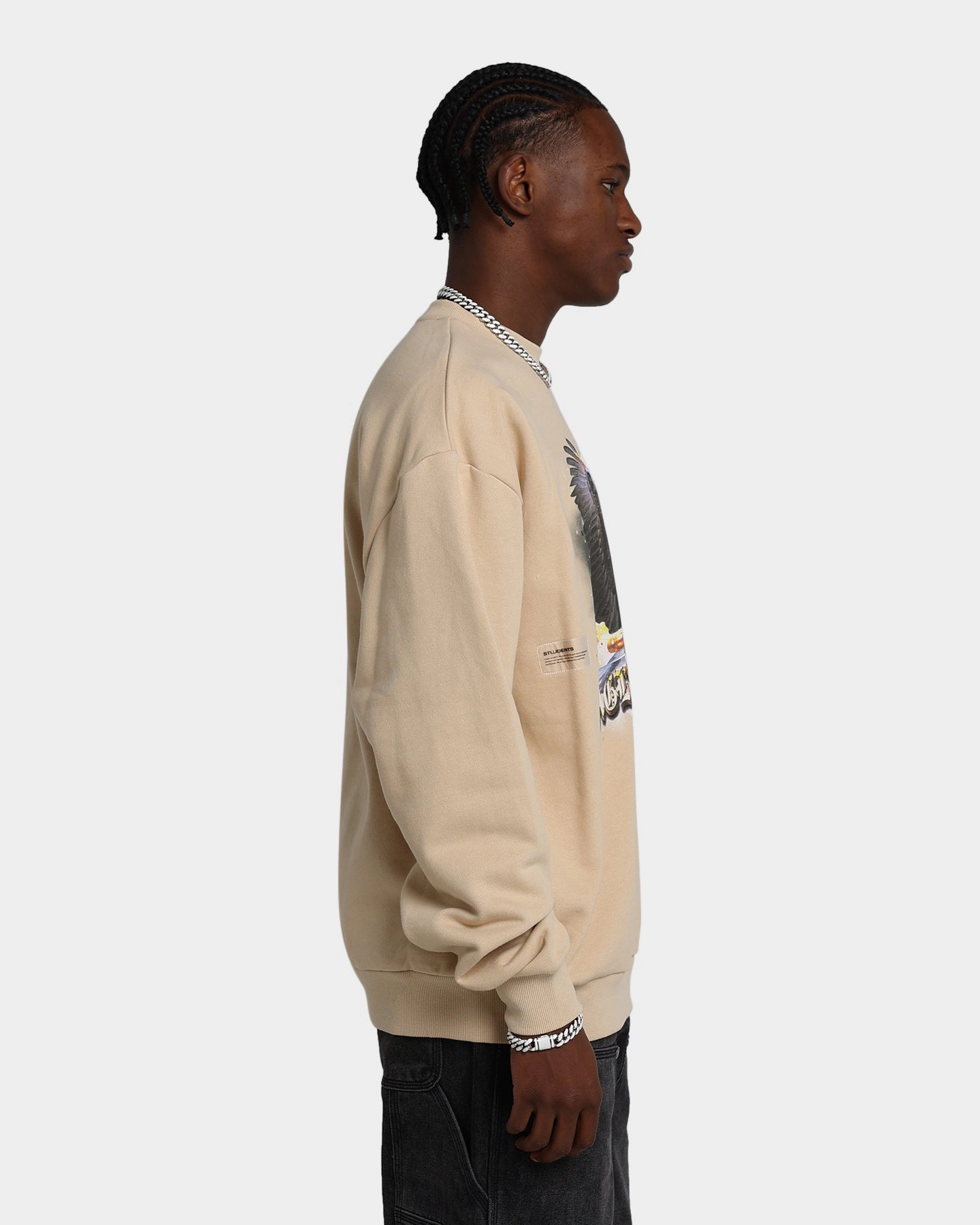 Layered Protection Students Golf Eagle Season Crewneck Monarch