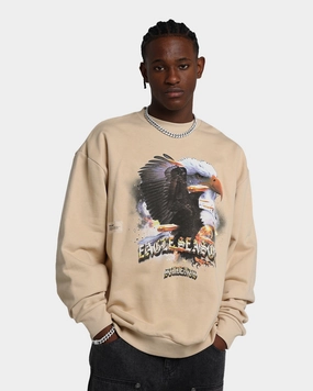 Students Golf Eagle Season Crewneck Monarch Seamless Stitching Zippered Closures