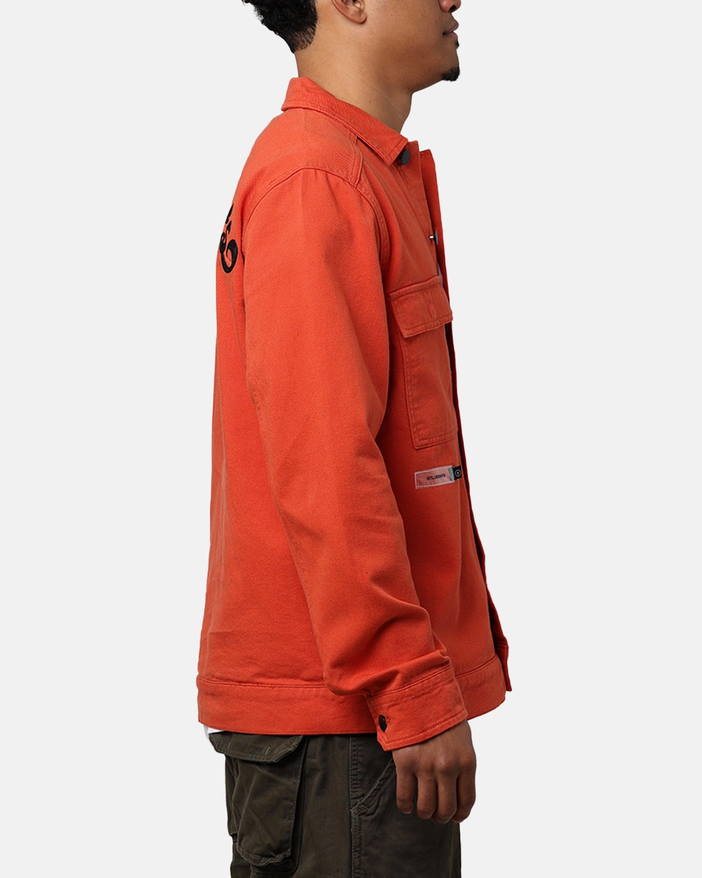 Casual Edge Waterproof Fabric Students Golf Kerwood Twill Work Jacket Orange
