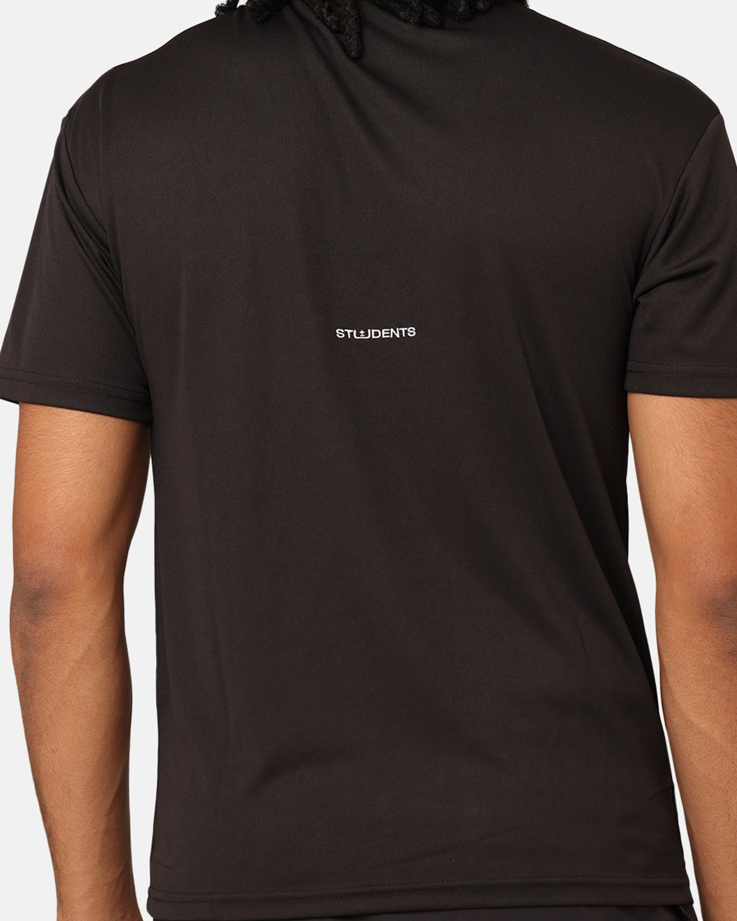 Comfy Layer Wear Low Impact Dye Students Golf Signature Mock Neck T-Shirt Black