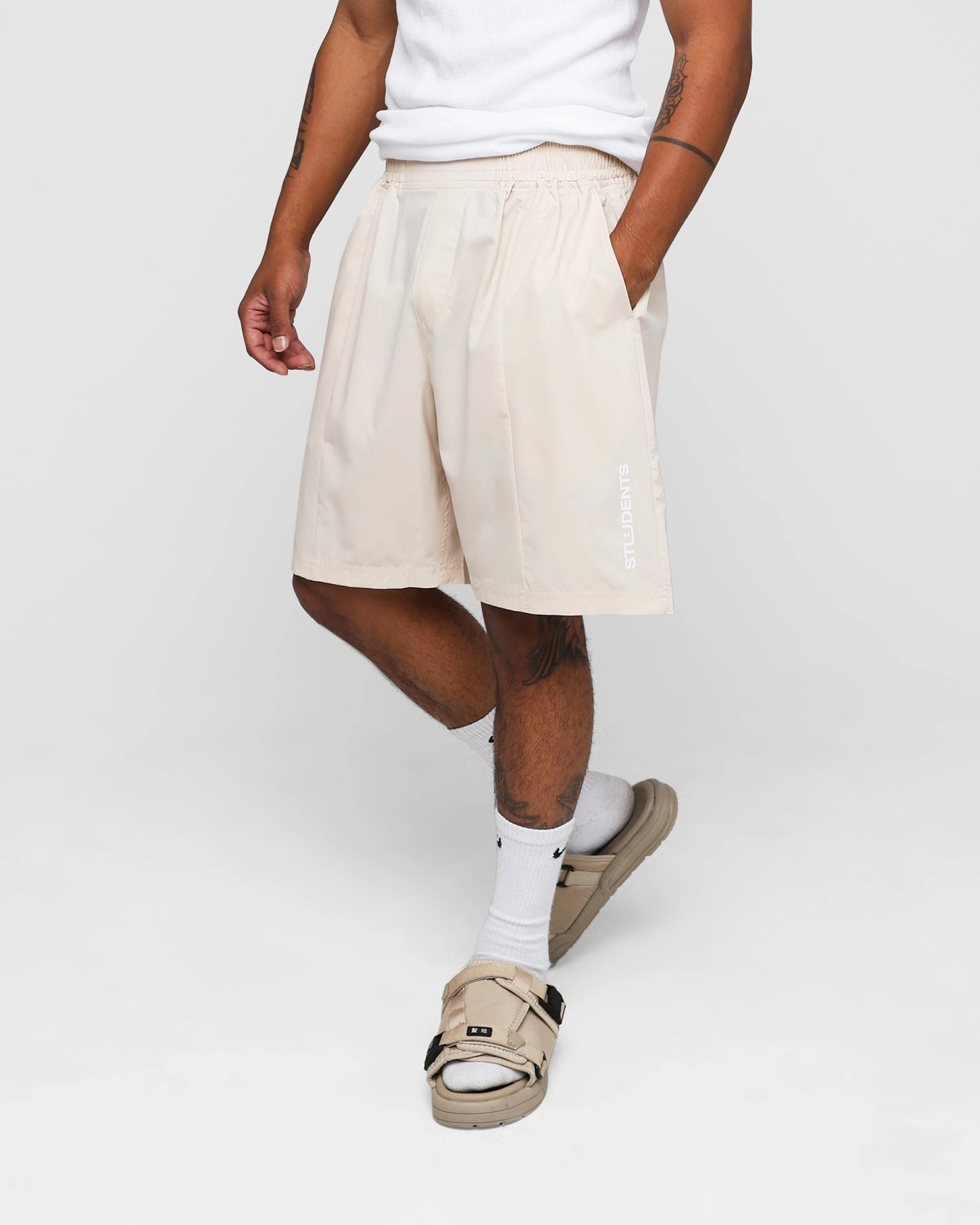 Simple Vibe Students Golf Trophy Swim Shorts Sand