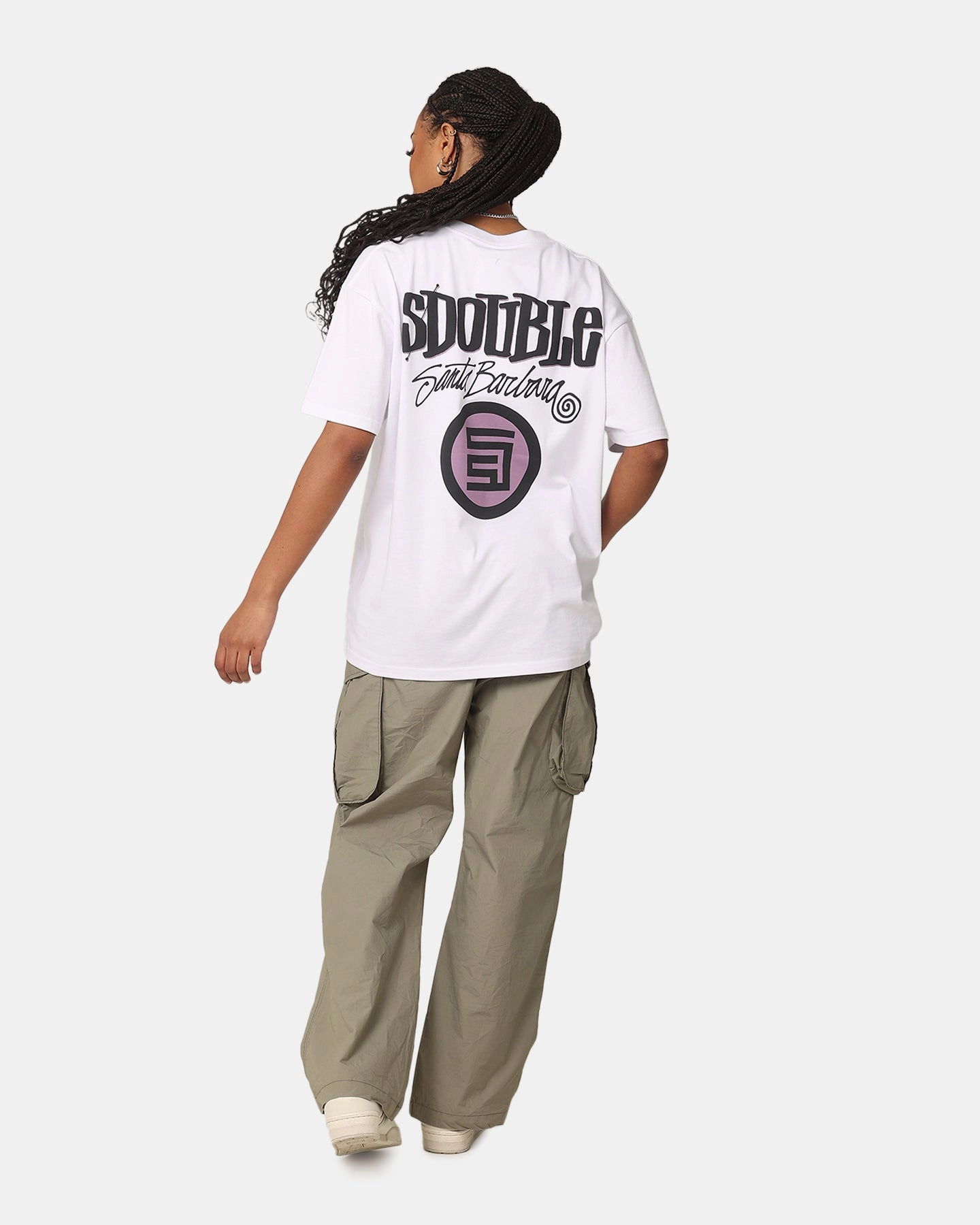Modern Wear Simple Yet Elegant S Double Combo Platter T-Shirt Washed White