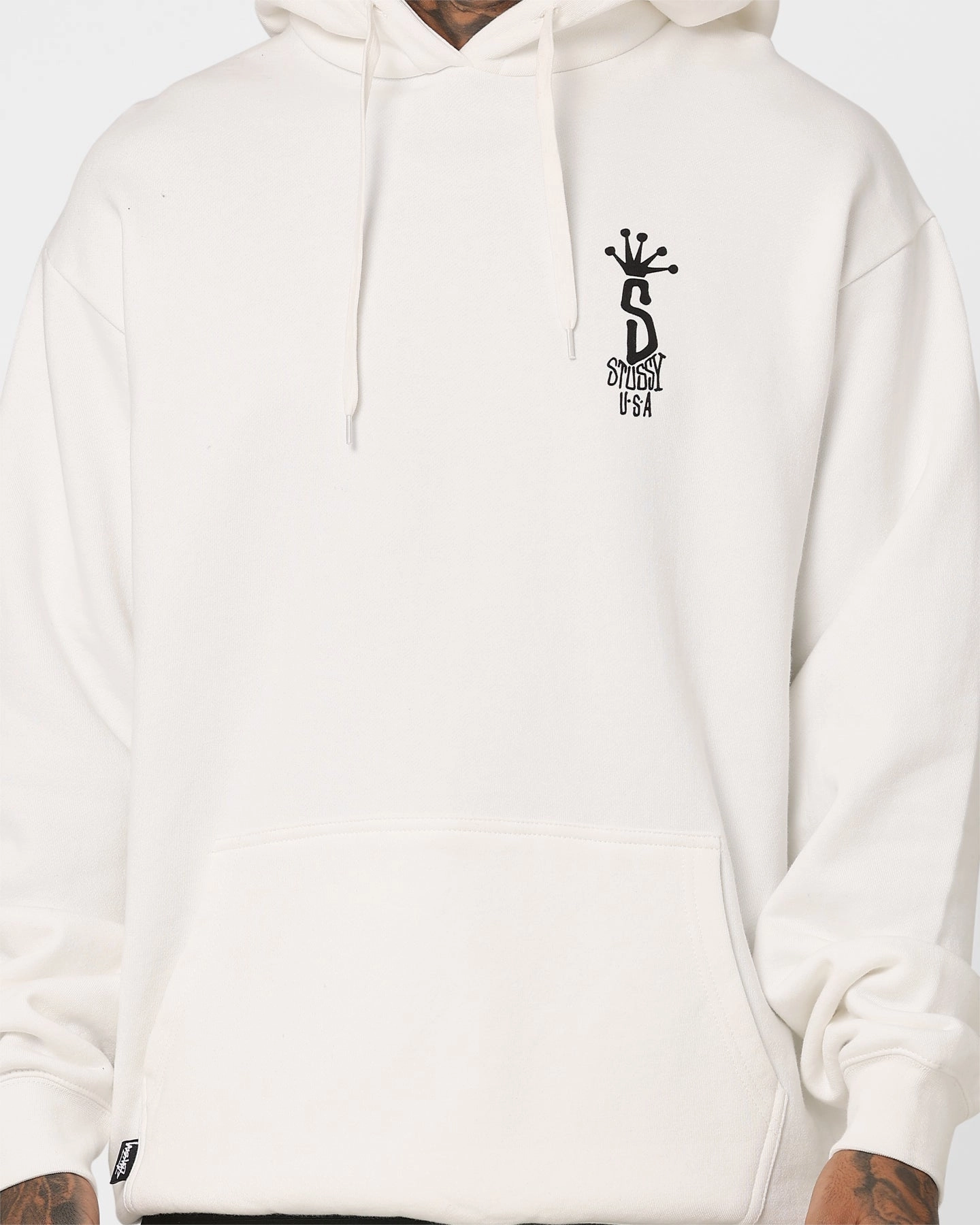 Stussy Big S LCB Hoodie White Urban Edge