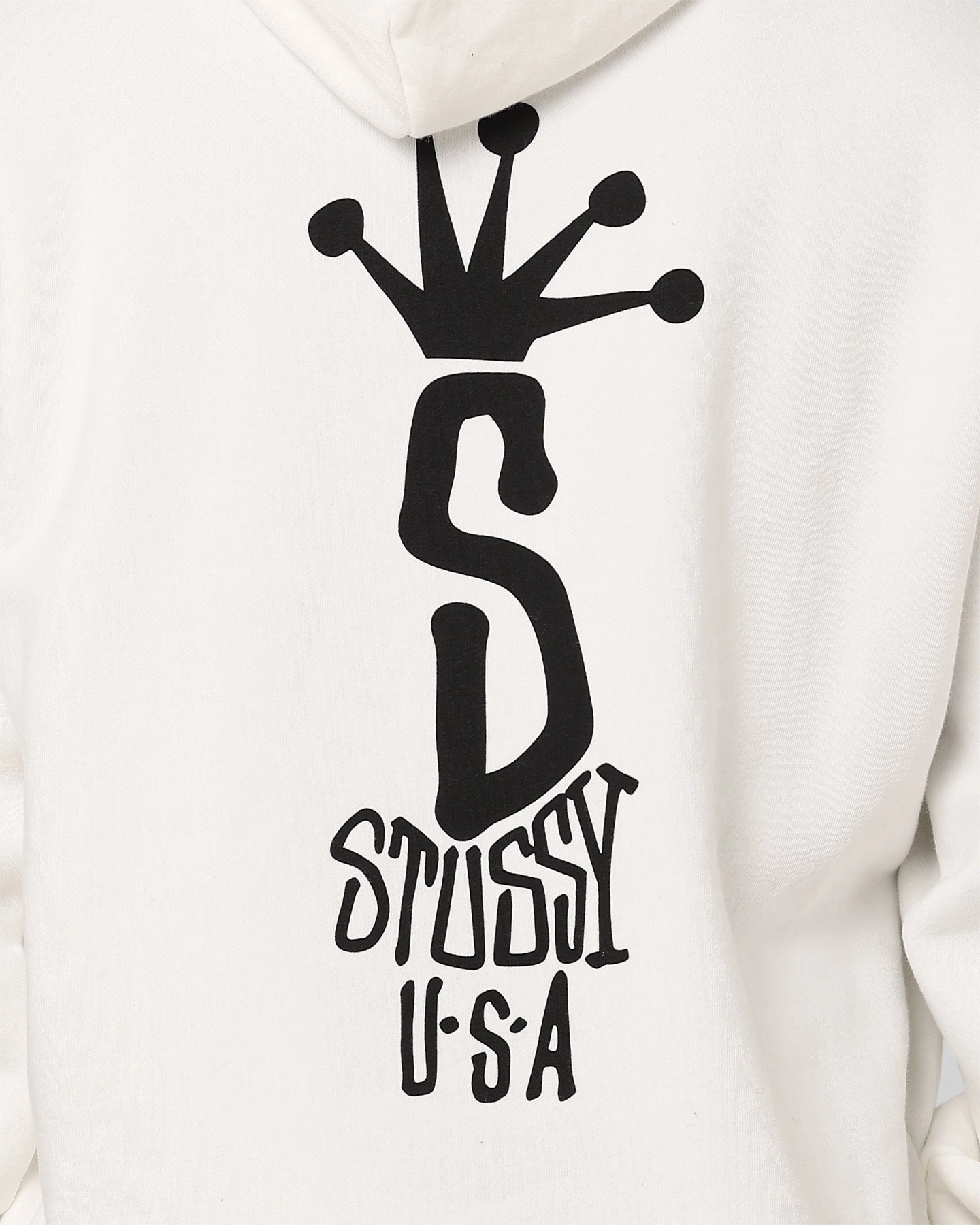 Stussy Big S LCB Hoodie White Comfortable fit