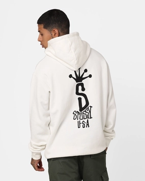 Stussy Big S LCB Hoodie White Wrap