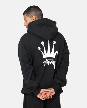 Stussy Crown LCB Hoodie Black Warm Insulation Budget - friendly