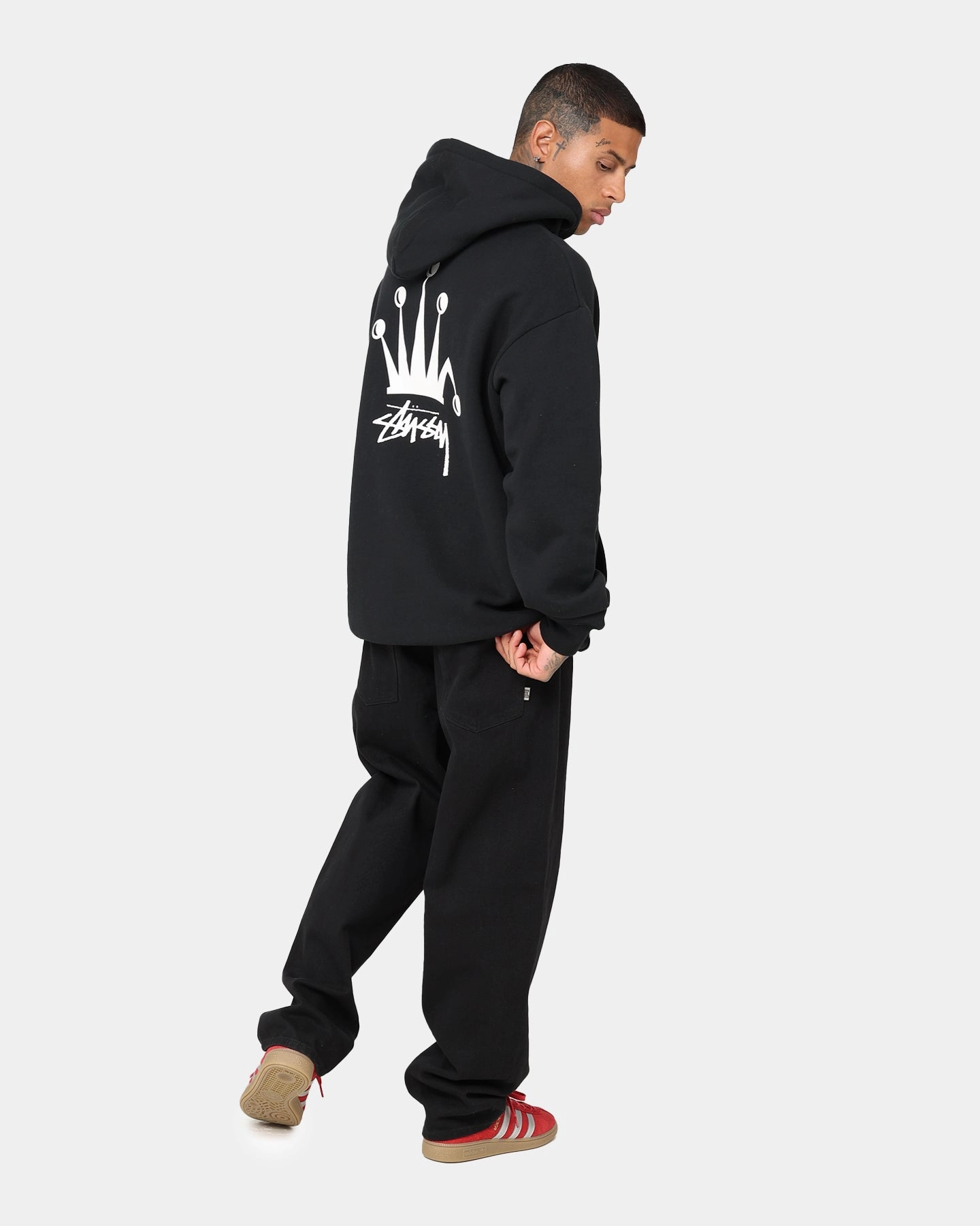 Mountain Collectible Stussy Crown LCB Hoodie Black