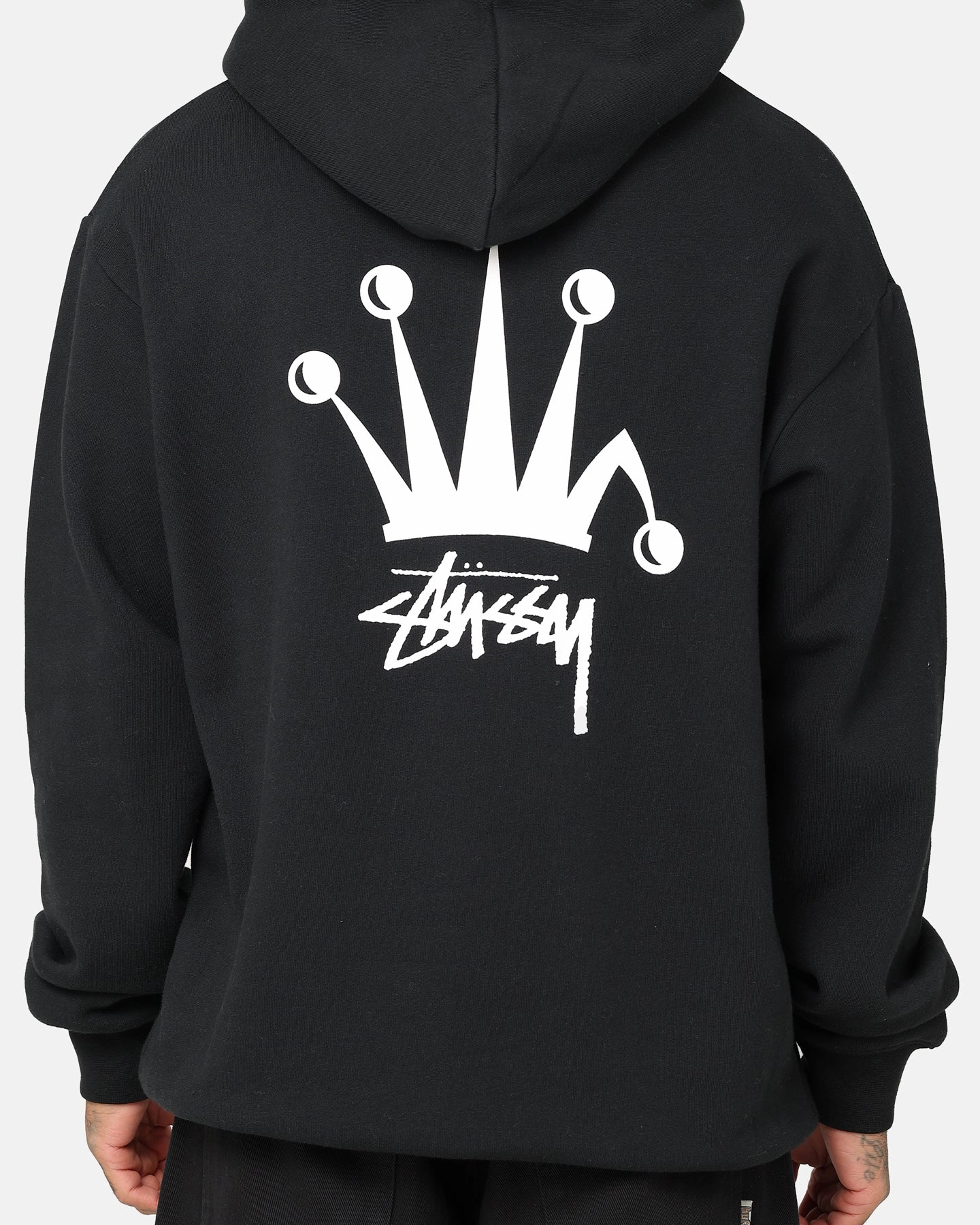 Stussy Crown LCB Hoodie Black long sleeved