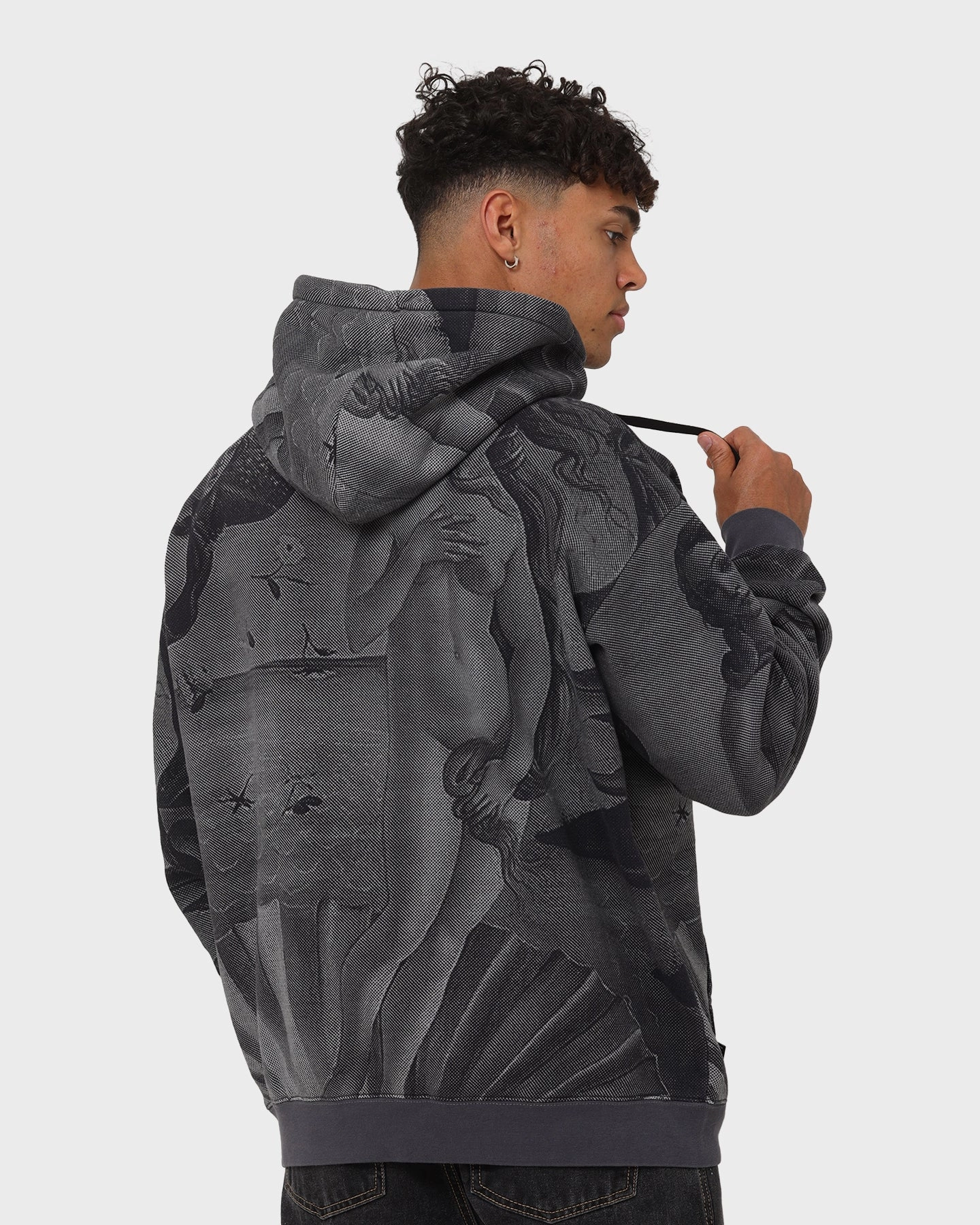 everyday staple Method Stussy Dyed Venus Hoodie Black