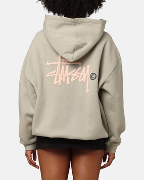 Winter Coat Sympathy Stussy Graffiti LCB Full Zip Hoodie Pigment Olive