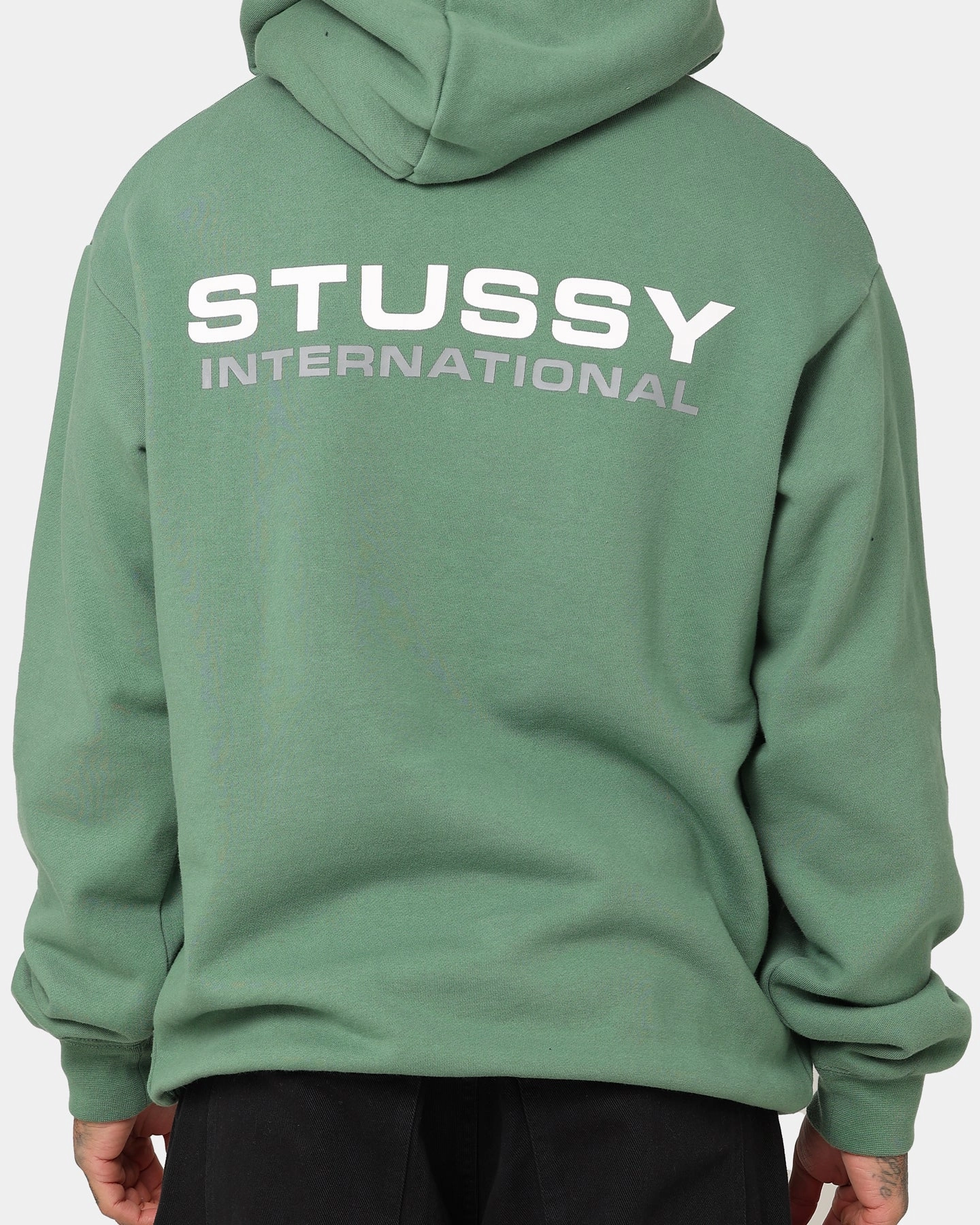 DualVentilation Zippers Memory Stussy International LCB Hoodie Green