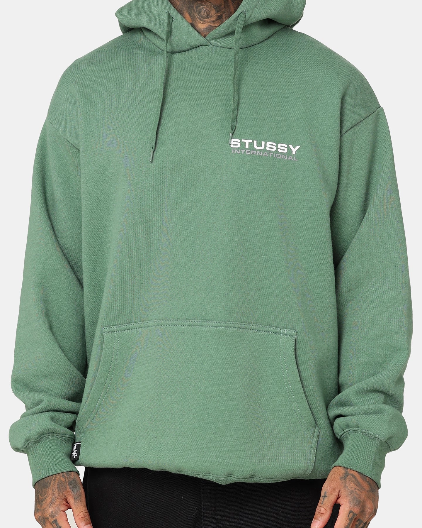 Wind Protection complementary item Stussy International LCB Hoodie Green
