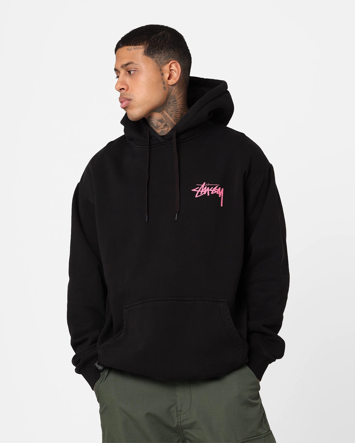 Enhance Urban Protection Stussy Pigment Pair Of Dice Hoodie Pigment Black