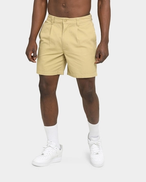 Stussy Pin Drill Shorts Taupe Day Out basketball clothing