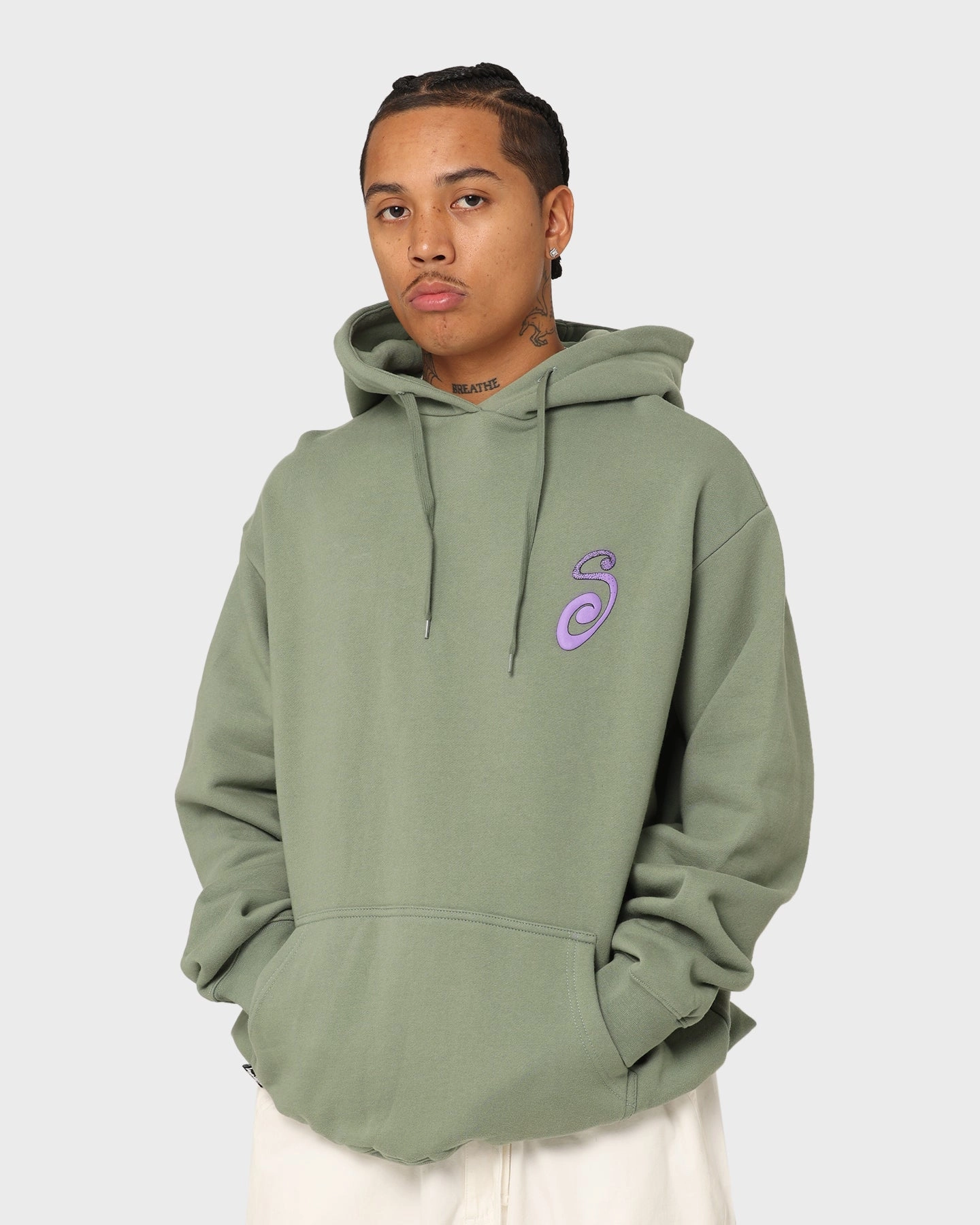 Perspective Weekend Fit Stussy S IS Hoodie Faded Green