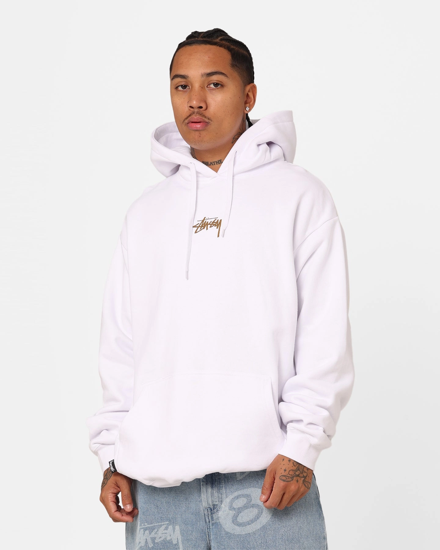 Stussy S Wreath Hoodie White Appointment