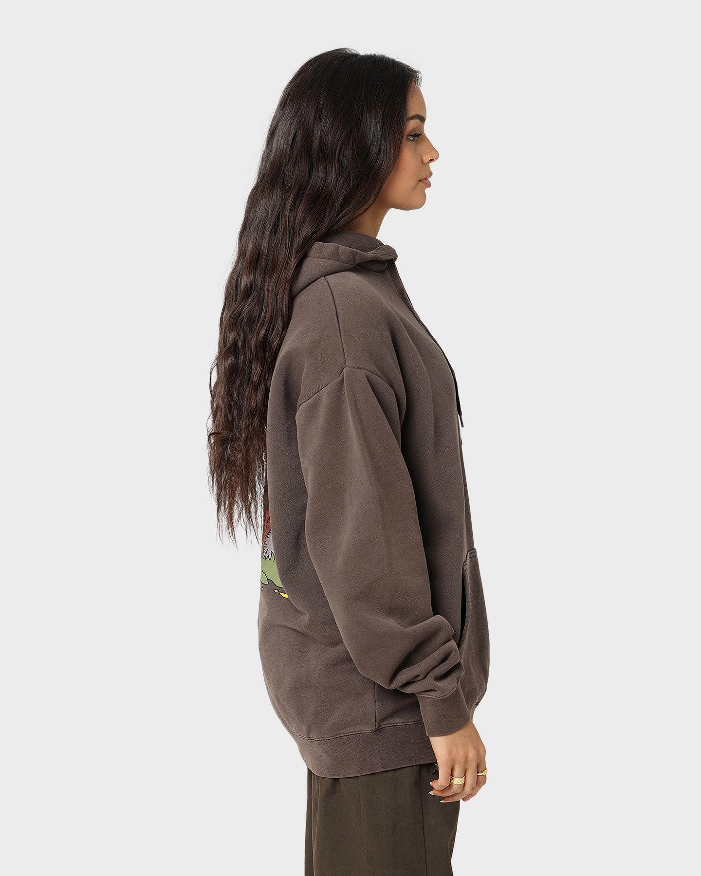 Stussy Something's Cooking Hoodie Brown Pigment Idolize