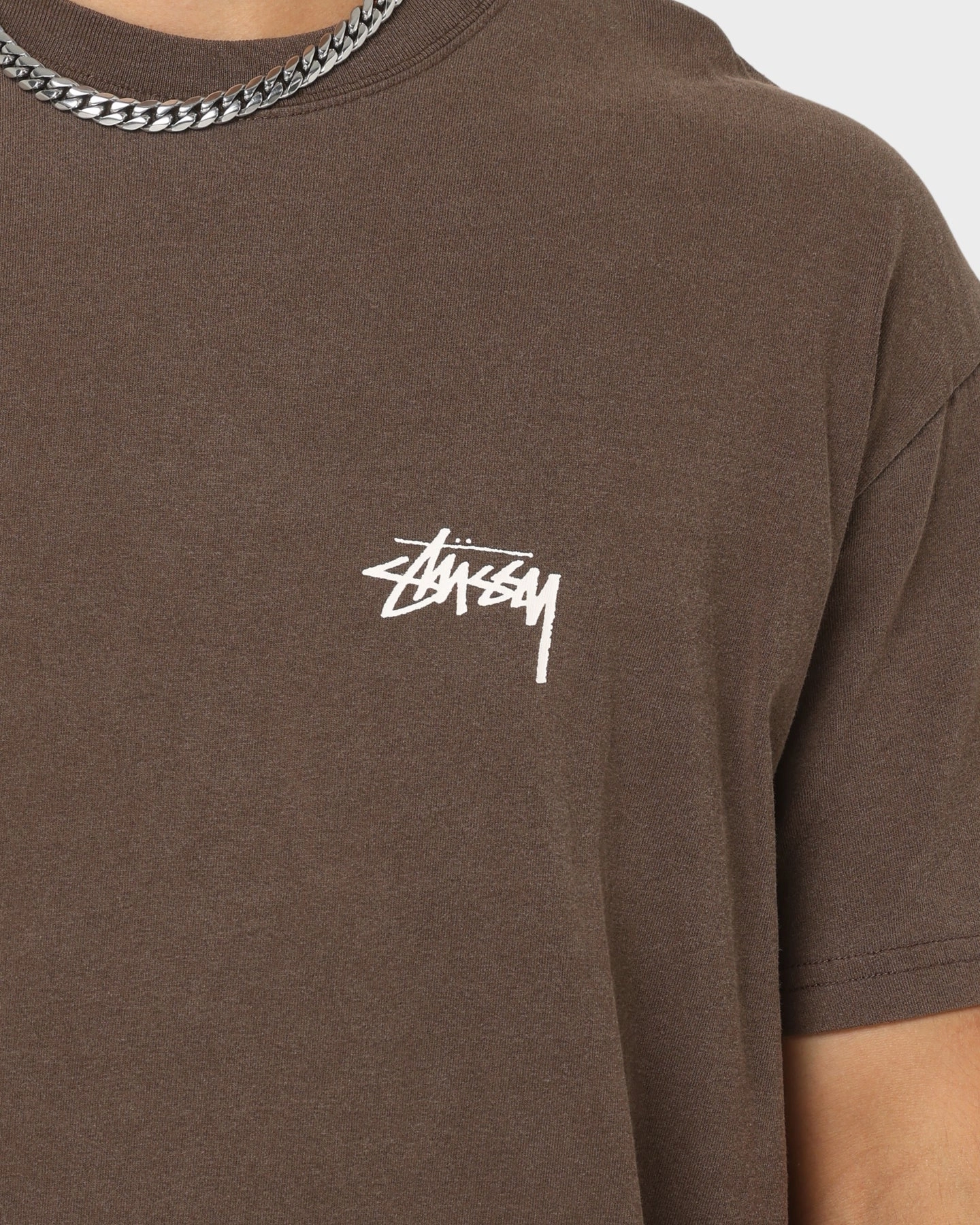 thermal Stussy Something's Cooking T-Shirt Brown Pigment
