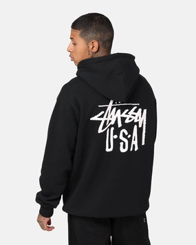 Stussy USA LCB Hoodie Black suitable for volunteer work