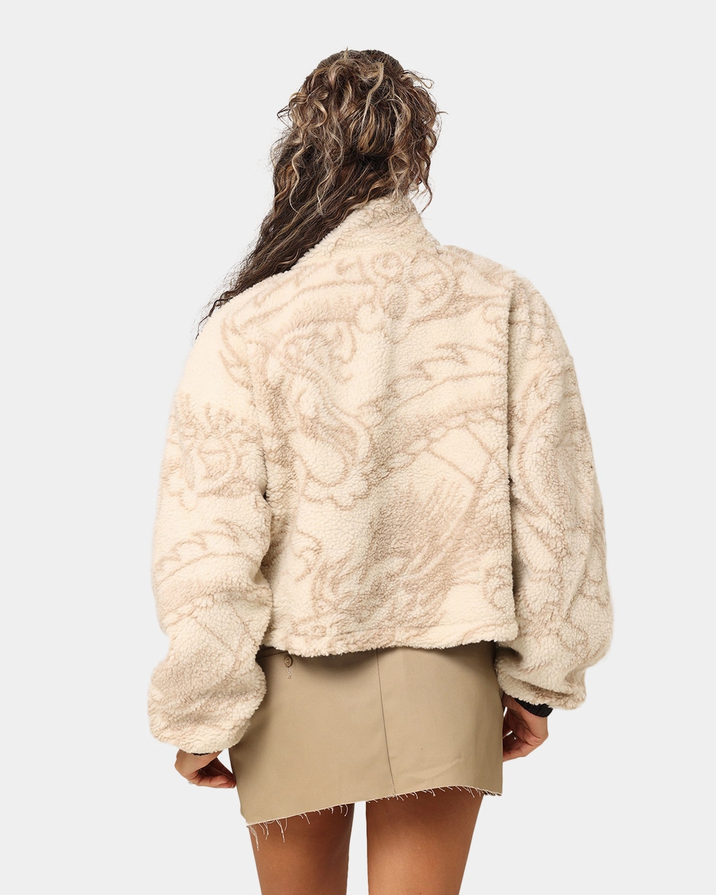 Rain Comfort Stussy Women's Dragon Reversible Work Jacket Taupe