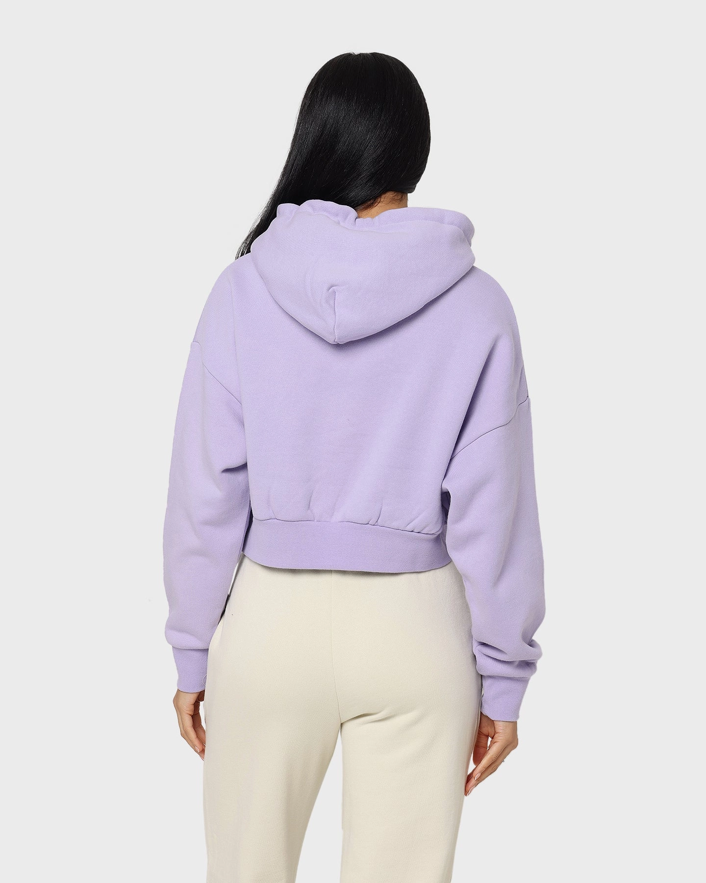 Stussy Women's Globe Hoodie Lavender LightweightFabric