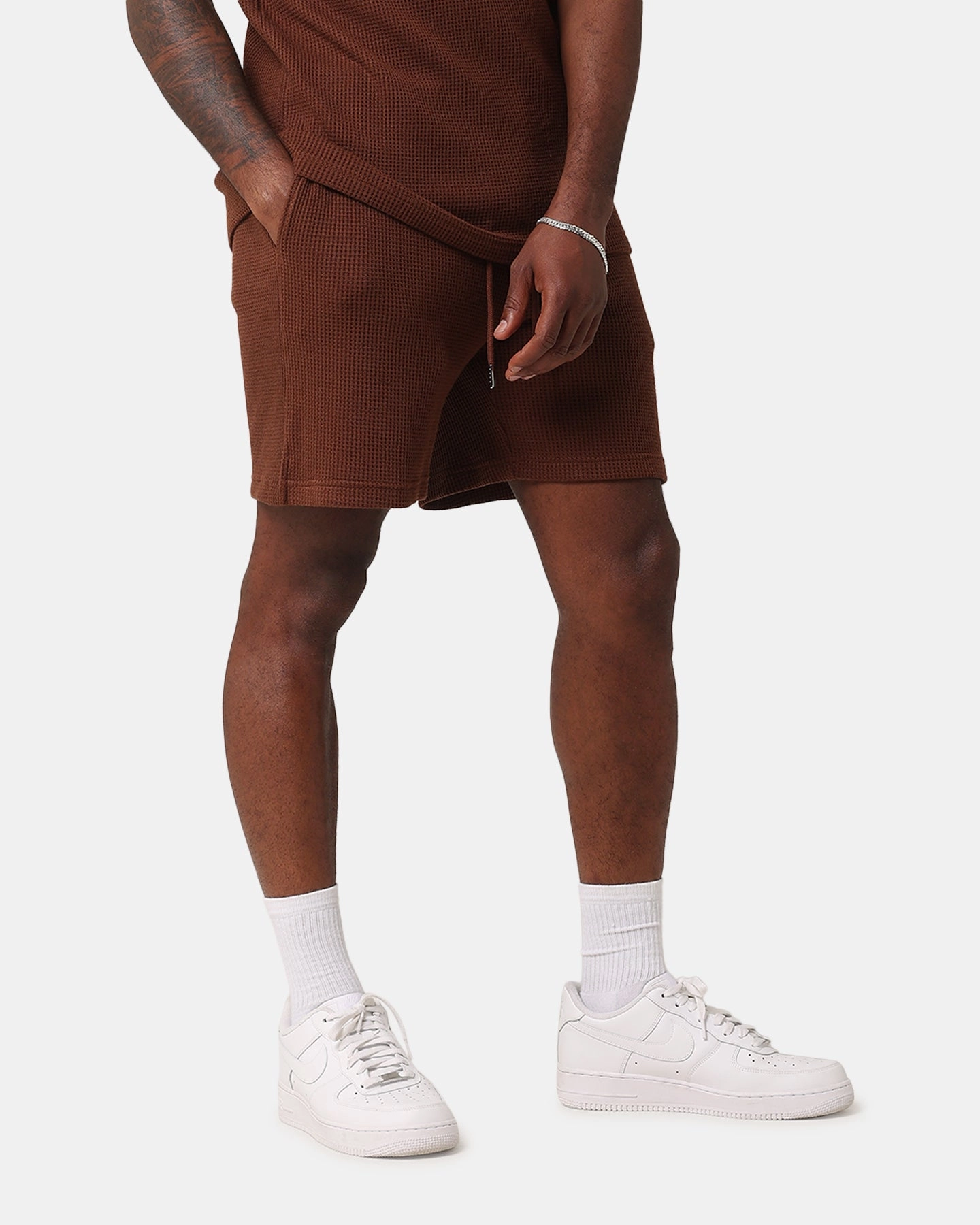 Lightweight Fabric Stay Fresh XXIII Ethan Knit Shorts Brown