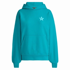 Minimal Detailing Gfore LA Oversized French Terry Hoodie Golf Jacket Emerald - SP24 Women