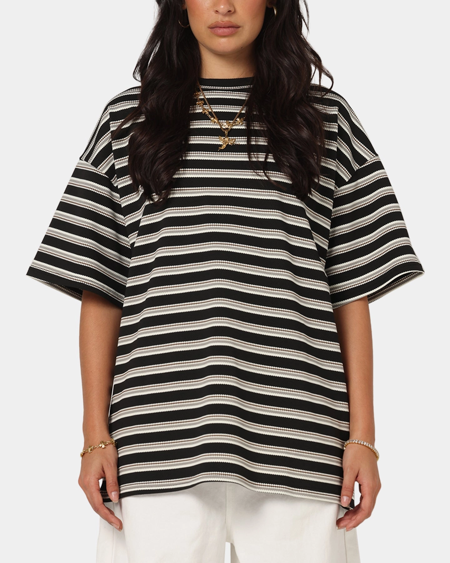 Effortless Comfort Wear XXIII Standard Stripe T-Shirt Black/Grey